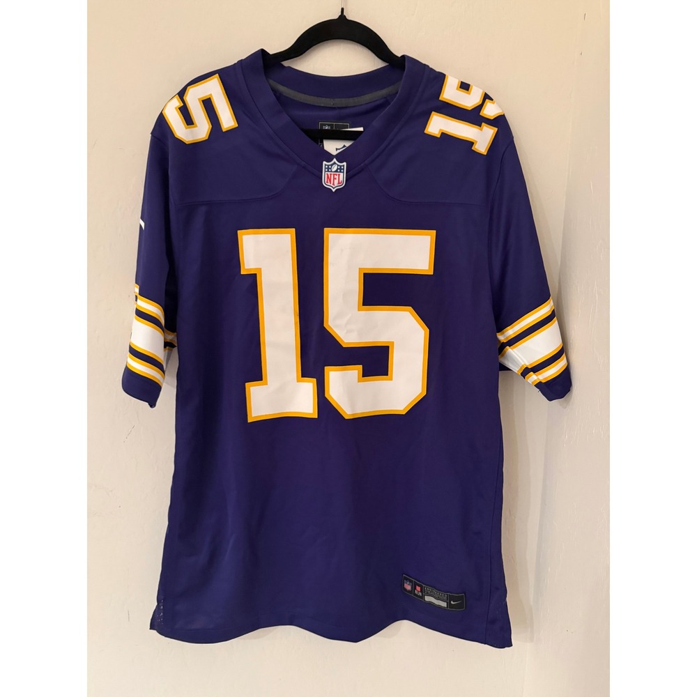 Men's Nike Minnesota Vikings Joshua Dobbs #15 Jersey Size Large NWT